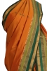 Traditional Contrast Wedding South Silk Saree